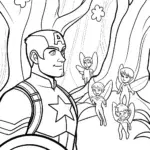 Captain America’s Adventure in the Enchanted Forest