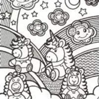 Care Bears’ Magical Dream Journey Coloring Page