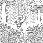 Demon Slayer Adventure Coloring Page