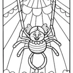 The Great Spider Circus Coloring Page