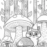 Autumn Adventure with the Mischievous Raccoon
