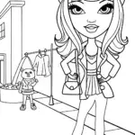 Bratz Dolls Fashion Adventure Coloring Page