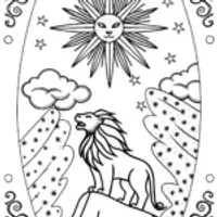 Solgaleo and Lunala Coloring Page