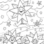 Jasmine Among the Celestial Blooms Coloring Page
