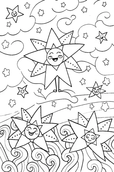 A coloring page of Jasmine Among the Celestial Blooms Coloring Page