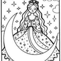 Princess of the Stars Coloring Page