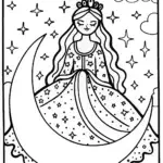 Princess of the Stars Coloring Page