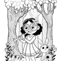 Mirabel’s Magical Music Journey Coloring Page