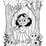 Mirabel’s Magical Music Journey Coloring Page