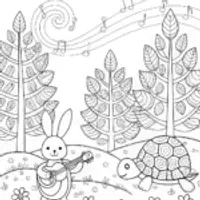 The Musical Menagerie Coloring Page