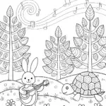The Musical Menagerie Coloring Page