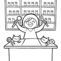 Gabby’s Monster Machine Workshop Coloring Page