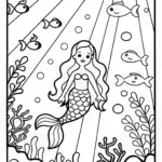 Barbie’s Underwater Adventure Coloring Page