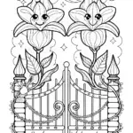 Flower Guardians at the Enchanted Gate