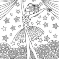 Barbie the Stardust Dancer Coloring Page