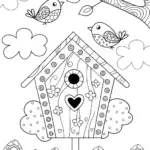 Heartful Harmony Coloring Page