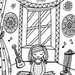 Mirabel’s Magical Music Studio Coloring Page