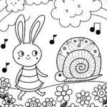 Banban’s Garden Adventure with the Rainbow Snail