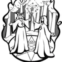 The Enchanted Summoning Circle Coloring Page