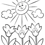 JJ’s Magical Music Garden Coloring Page