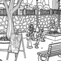 Avengers Art in Action Coloring Page