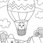 Drifloon’s Balloon Adventure Coloring Page