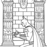 Batman and the Magical Artifacts Coloring Page