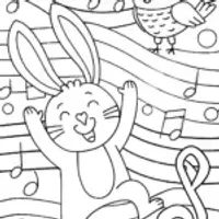 Jazzy Jamboree with JESSICA Coloring Page