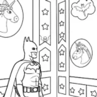 Batman and the Mystery of the Enchanted Riddles Coloring Page