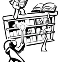 The Enchanted Library Showdown Coloring Page