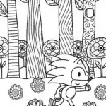 Sonic’s Eco Adventure Coloring Page