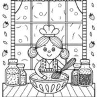 Strawberry Shortcake’s Secret Recipe Coloring Page