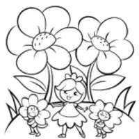 Strawberry Shortcake’s Berry Blossom Dance Coloring Page