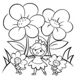 Strawberry Shortcake’s Berry Blossom Dance Coloring Page