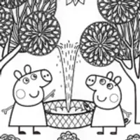 Peppa Pig in a magical garden quest