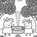 Peppa Pig in a magical garden quest
