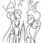 Miles Morales and the City of Dreams Coloring Page