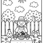 Luigi’s Gardening Gala Coloring Page