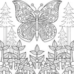 Butterfly Adventure in the Forest Canopy