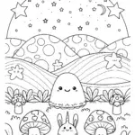Squishmallow Dreamland Adventure Coloring Page