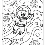JJ’s Space Adventure Coloring Page