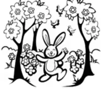 Banban’s Sylvan Dance Coloring Page