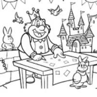 Bowser the Friendly Architect Coloring Page