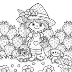 Strawberry Shortcake’s Berry Adventure Coloring Page
