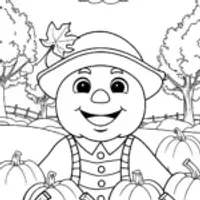 Shopkins Exploring the Enchanted Pumpkin Patch Coloring Page