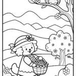Strawberry Shortcake’s Berry-licious Adventure Coloring Page