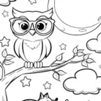 Rainbow Friends’ Starry Adventure Coloring Page