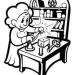 Champion’s Workshop of Wonders Coloring Page