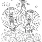 Demon Slayers Lantern Festival Coloring Page