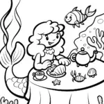 Mermaid Tea Party in the Coral Cove